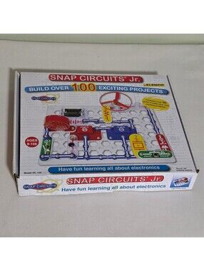Elenco Snap Circuits Jr. SC-100 Electronic Science Kit New Open Box Ages 8 STEM